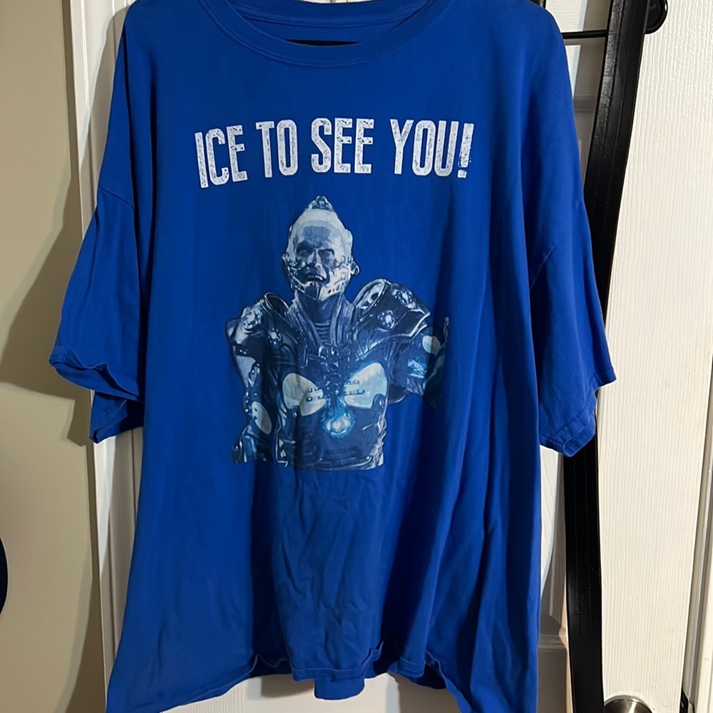 “Ice To See You” Mr Freeze funny Tshirt 3XL